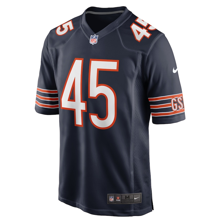 Amen Ogbongbemiga 45 Chicago Bears Game Men Jersey - Navy JS9682 nicesnker - Image 2