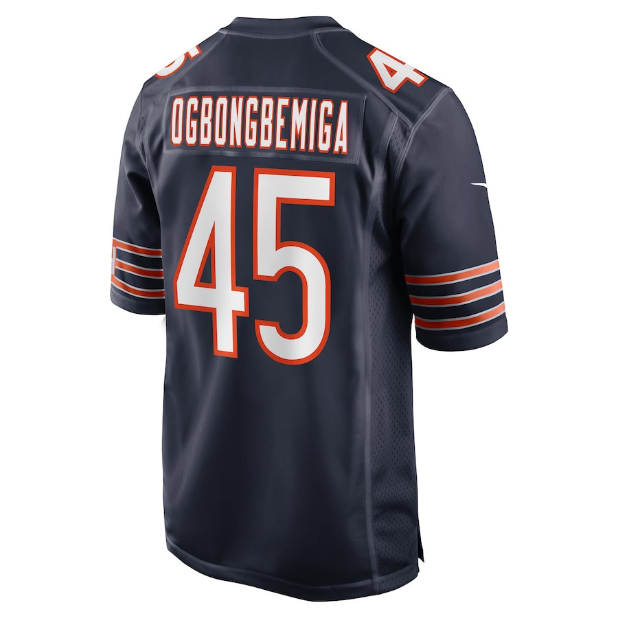 Amen Ogbongbemiga 45 Chicago Bears Game Men Jersey - Navy JS9682 nicesnker - Image 3