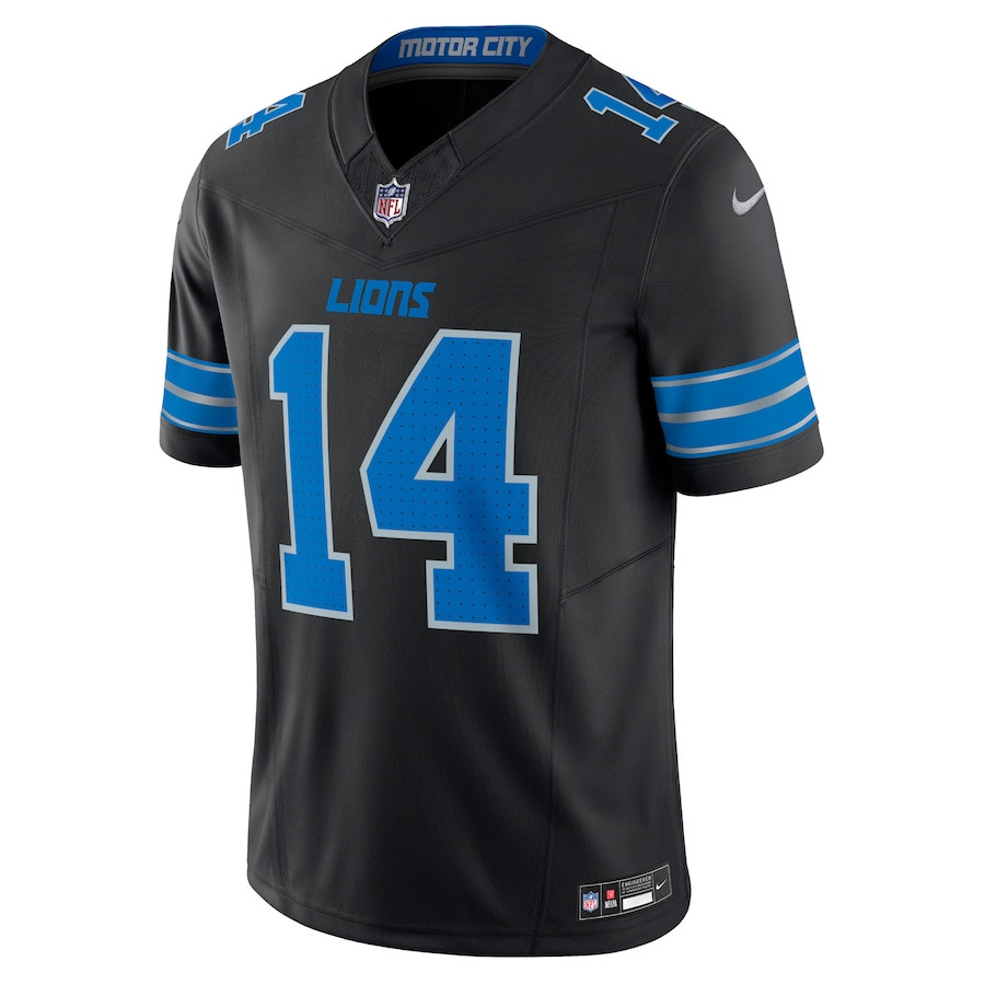 Amon-Ra St. Brown 14 Detroit Lions 2nd Alternate Vapor F.U.S.E. Limited Jersey - Black JS1221 nicesnker - Image 2