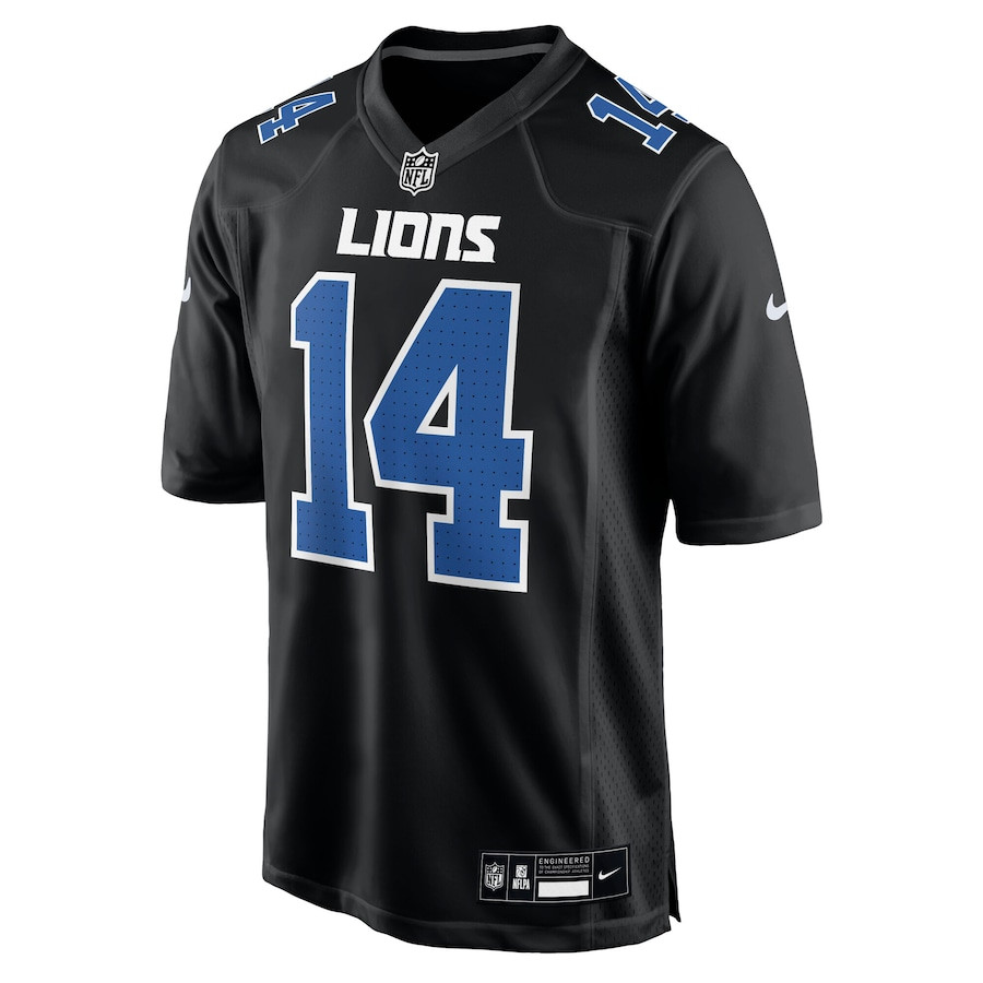 Amon-Ra St. Brown 14 Detroit Lions Carbon Fashion Men Jersey - Carbon Black JS2874 nicesnker - Image 2
