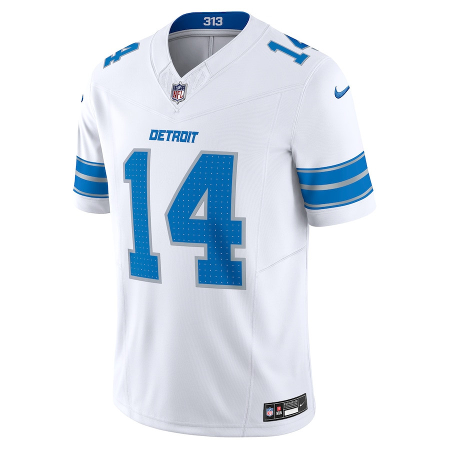 Amon-Ra St. Brown 14 Detroit Lions Vapor F.U.S.E. Limited Jersey - White JS7258 nicesnker - Image 2