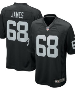 Andre James 68 Las Vegas Raiders Men Game Jersey - Black JS5723 nicesnker