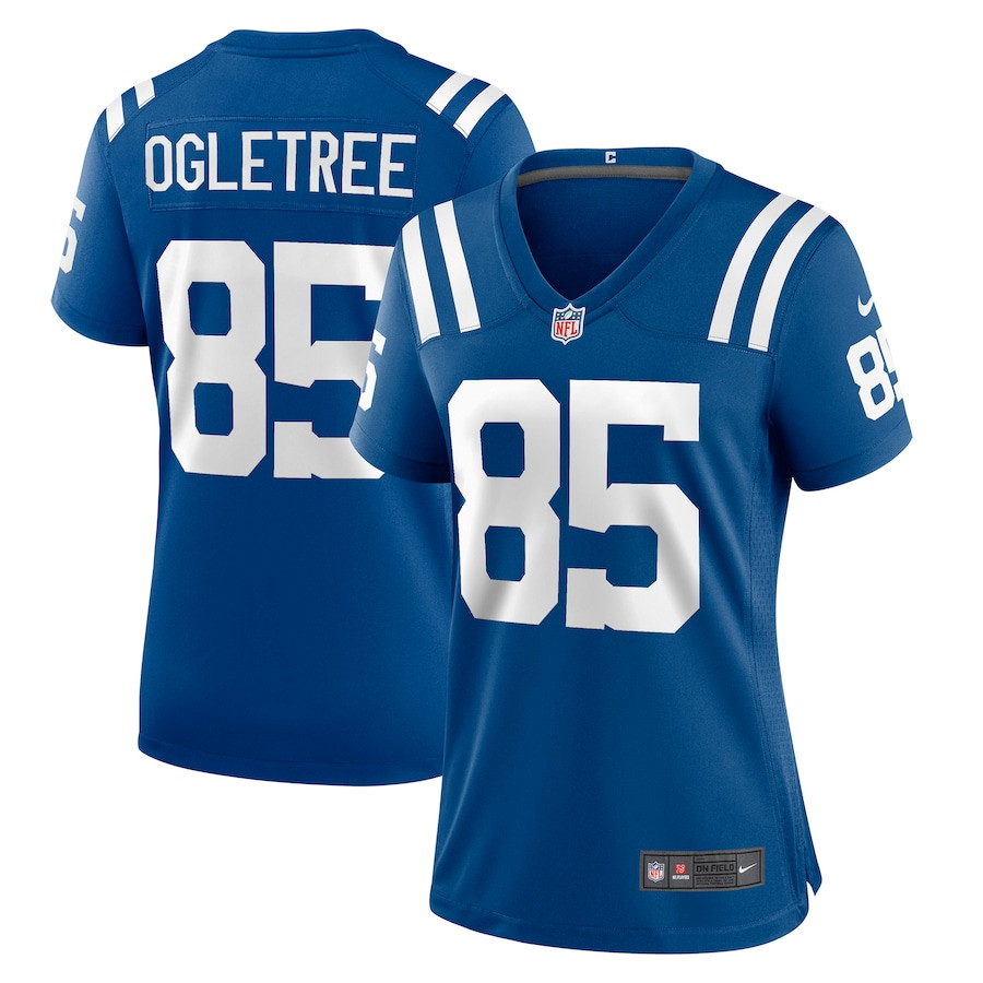 Andrew Ogletree 85 Indianapolis Colts Women's Game Jersey - Royal JS3751 nicesnker
