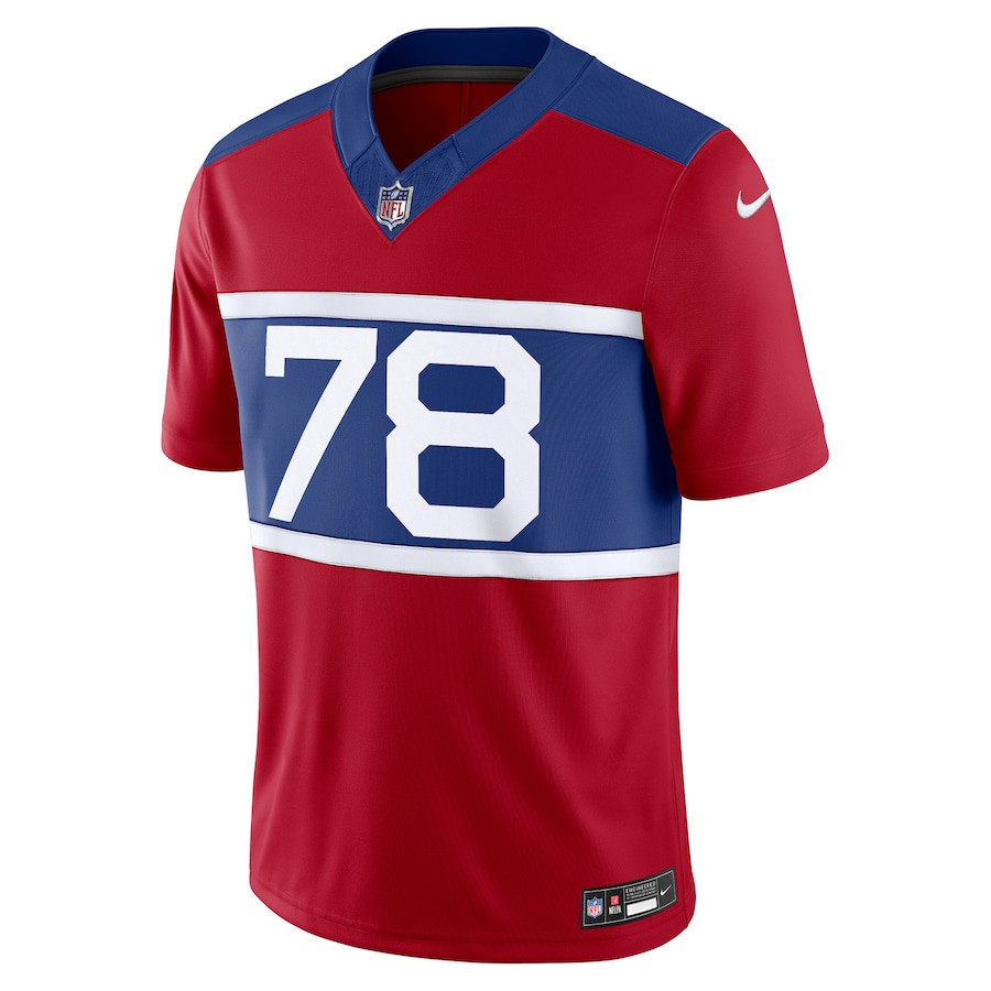 Andrew Thomas 78 New York Giants Alternate Vapor F.U.S.E. Limited Men Jersey - Century Red JS9596 nicesnker - Image 2