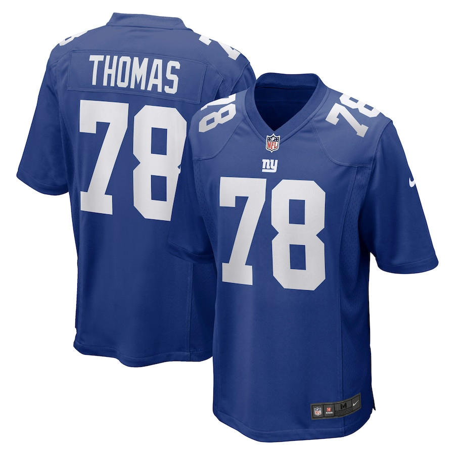 Andrew Thomas 78 New York Giants Men Game Jersey - Royal JS3293 nicesnker