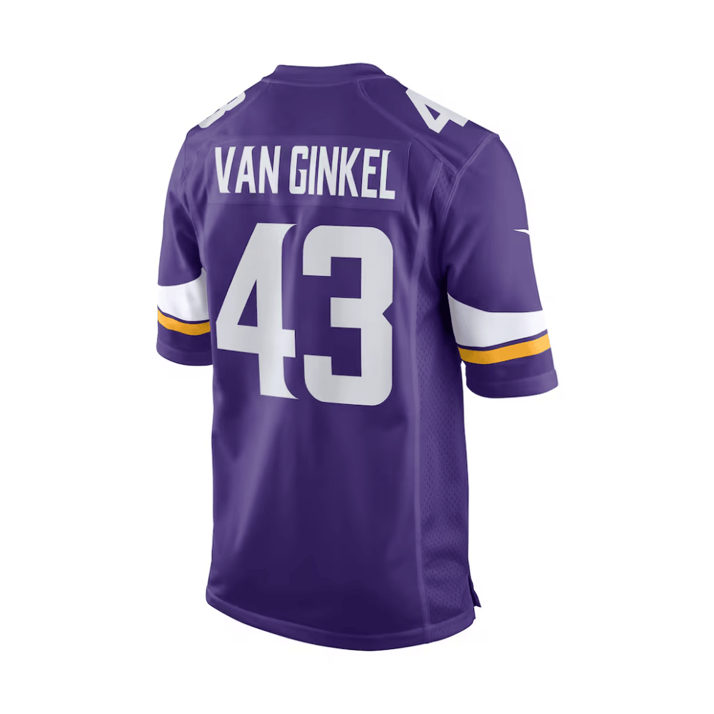 Andrew Van Ginkel 43 Baltimore Ravens 2025 Pro Bowl Patch Game Men Jersey - Purple JS8997 nicesnker - Image 3