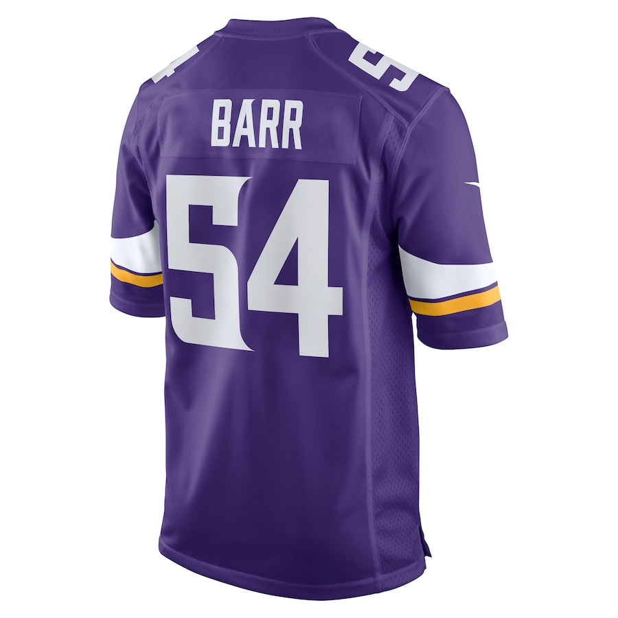 Anthony Barr 54 Minnesota Vikings Game Men Jersey - Purple JS4847 nicesnker - Image 3