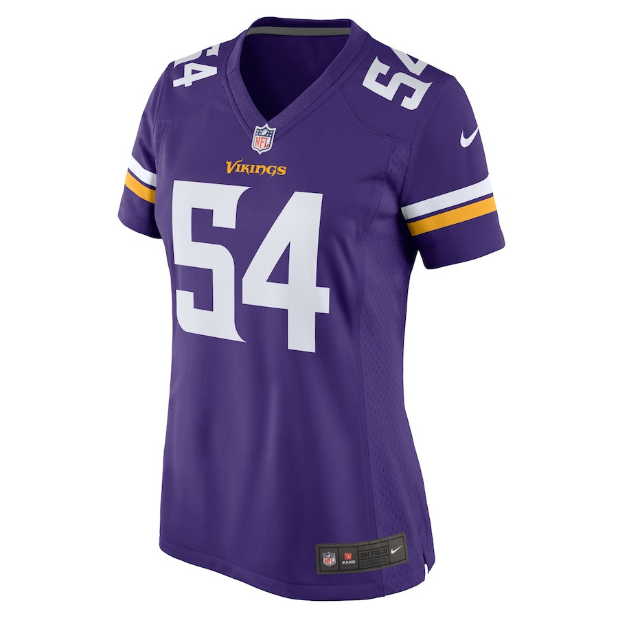 Anthony Barr 54 Minnesota Vikings Game Women Jersey - Purple JS6819 nicesnker - Image 2