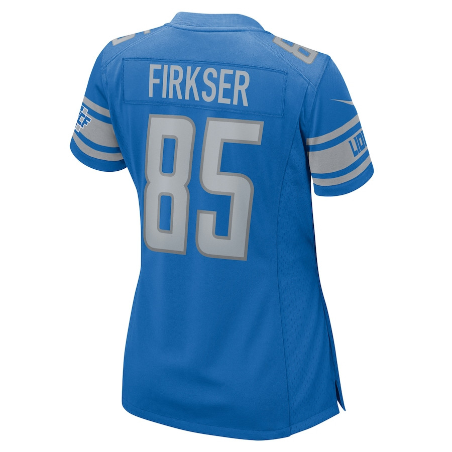 Anthony Firkser 85 Detroit Lions Game Women Jersey - Blue JS2506 nicesnker - Image 3