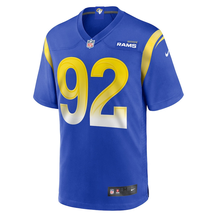 Anthony Goodlow 92 Los Angeles Rams Game Men Jersey - Royal JS6814 nicesnker - Image 2