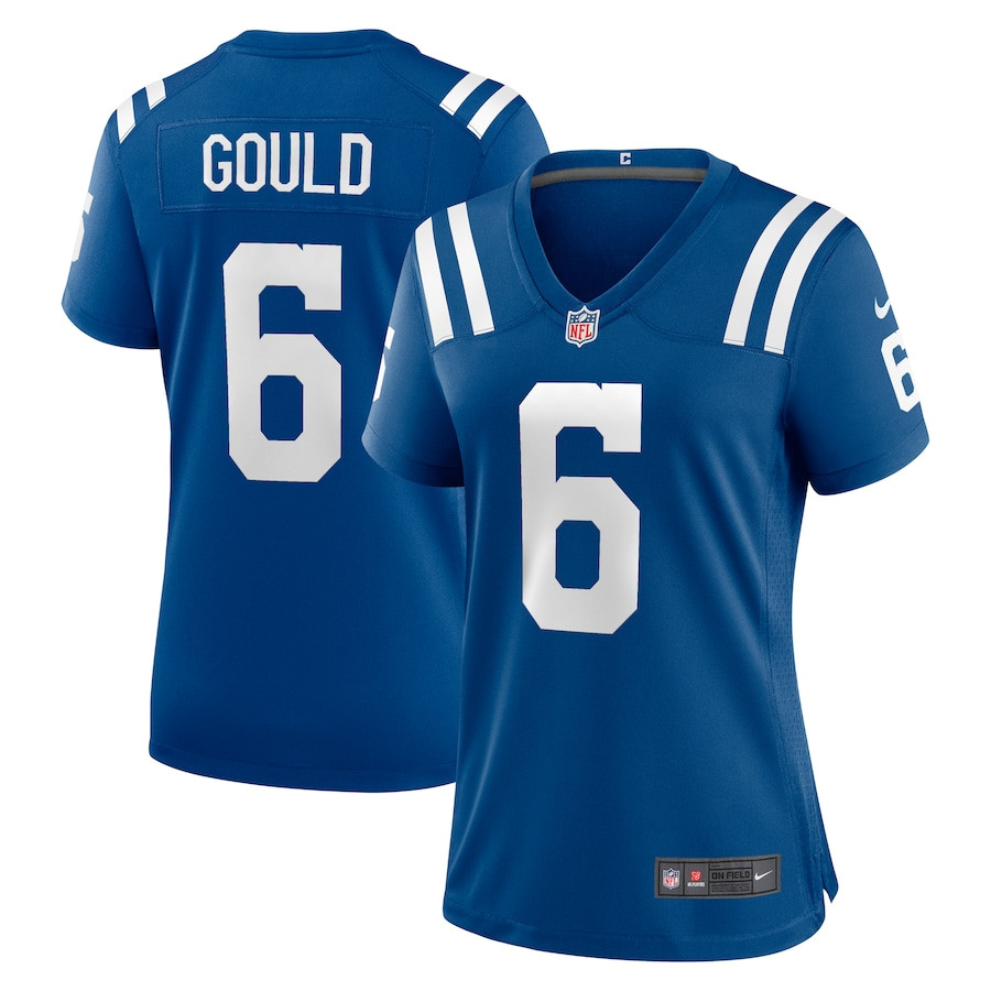 Anthony Gould 6 Indianapolis Colts Women's Game Jersey - Royal JS4117 nicesnker