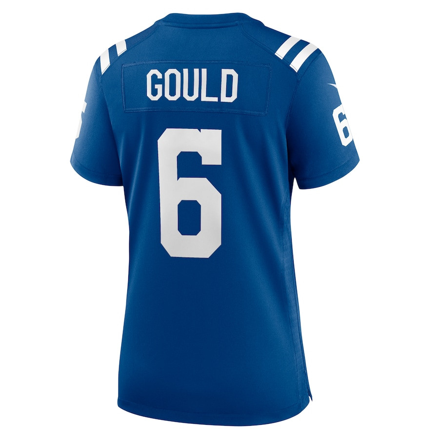 Anthony Gould 6 Indianapolis Colts Women's Game Jersey - Royal JS4117 nicesnker - Image 3