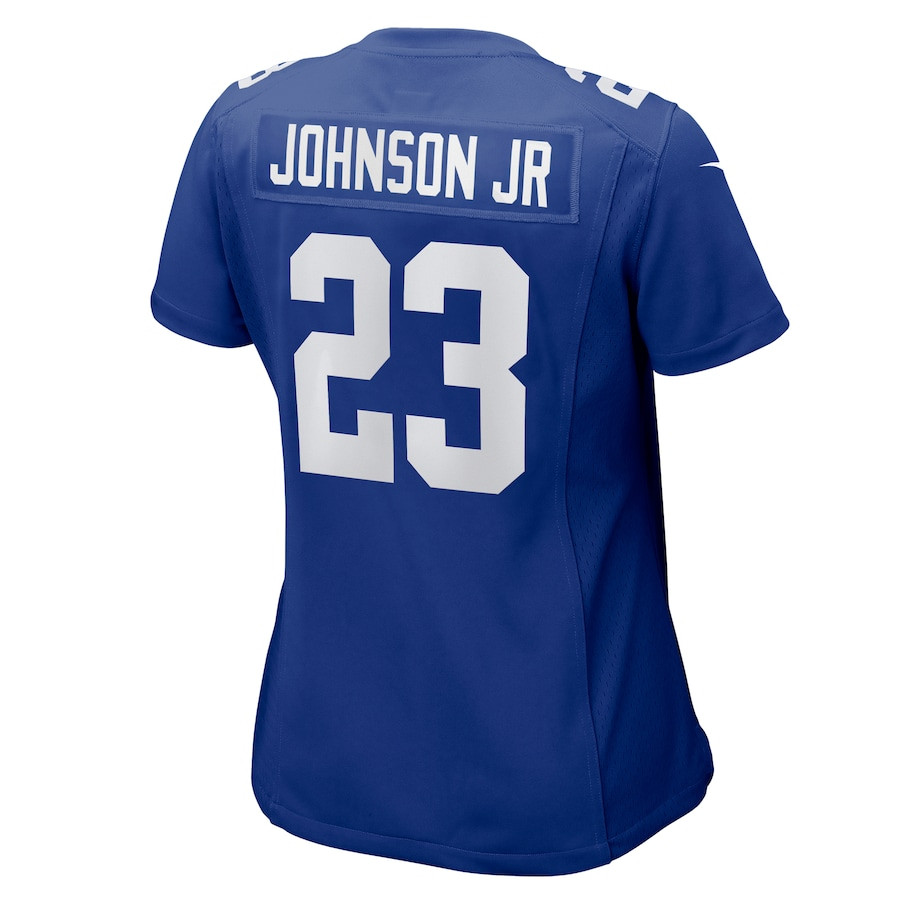 Anthony Johnson Jr. 23 New York Giants Women's Game Jersey - Royal JS4419 nicesnker - Image 3