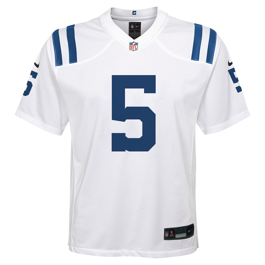 Anthony Richardson 5 Indianapolis Colts YOUTH Player Game Jersey - White JS6283 nicesnker - Image 2