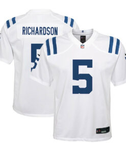 Anthony Richardson 5 Indianapolis Colts YOUTH Player Game Jersey - White JS6283 nicesnker