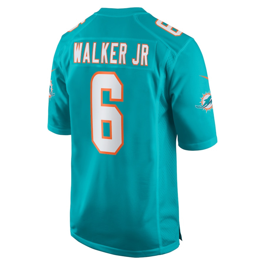 Anthony Walker Jr. 6 Miami Dolphins Game Men Jersey - Aqua JS7804 nicesnker - Image 3