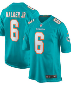 Anthony Walker Jr. 6 Miami Dolphins Game Men Jersey - Aqua JS7804 nicesnker