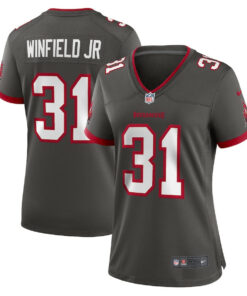 Antoine Winfield Jr. 31 Tampa Bay Buccaneers Women Game Jersey - Pewter JS9145 nicesnker
