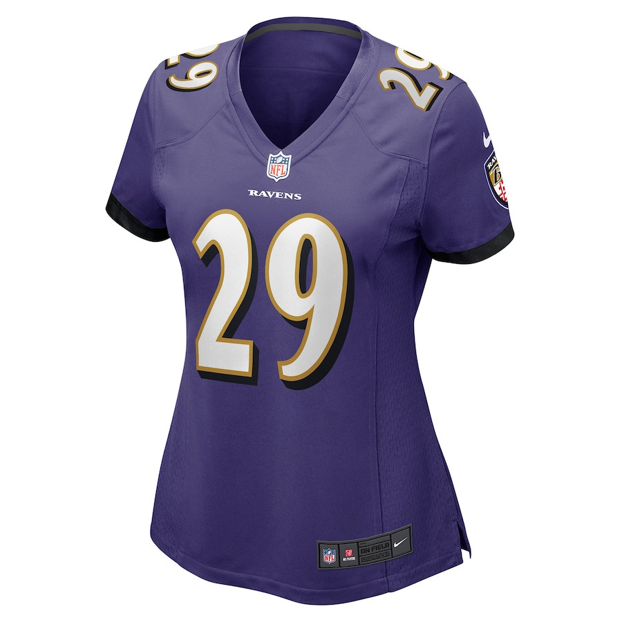 Ar'Darius 29 Washington Baltimore Ravens Women Game Jersey - Purple JS9495 nicesnker - Image 2
