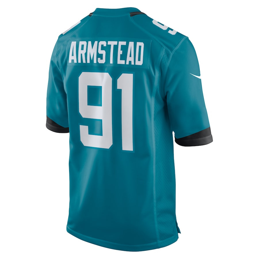 Arik Armstead 91 Jacksonville Jaguars Alternate Game Men Jersey - Teal JS8663 nicesnker - Image 3