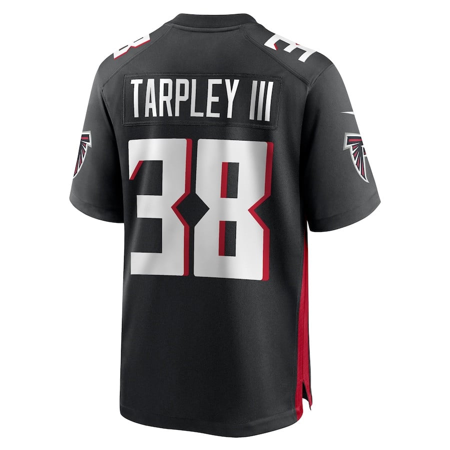 Arnold Tarpley III 38 Atlanta Falcons Game Jersey - Black JS5062 nicesnker - Image 3