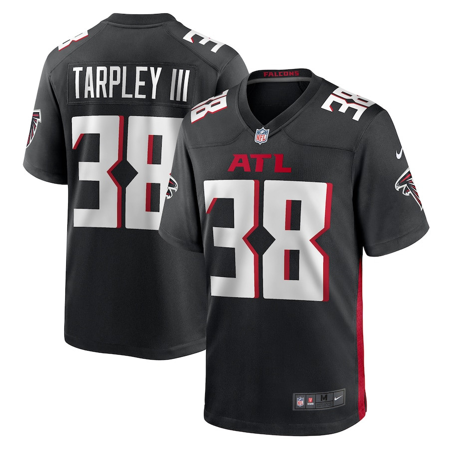 Arnold Tarpley III 38 Atlanta Falcons Game Jersey - Black JS5062 nicesnker