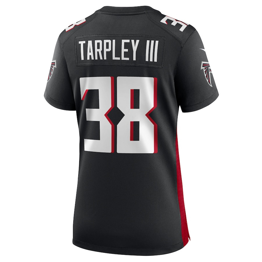 Arnold Tarpley III 38 Atlanta Falcons Women Game Jersey - Black JS5097 nicesnker - Image 3