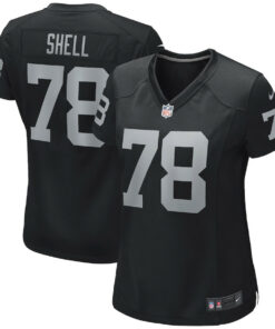 Art Shell 78 Las Vegas Raiders Women Game Retired Jersey - Black JS5052 nicesnker