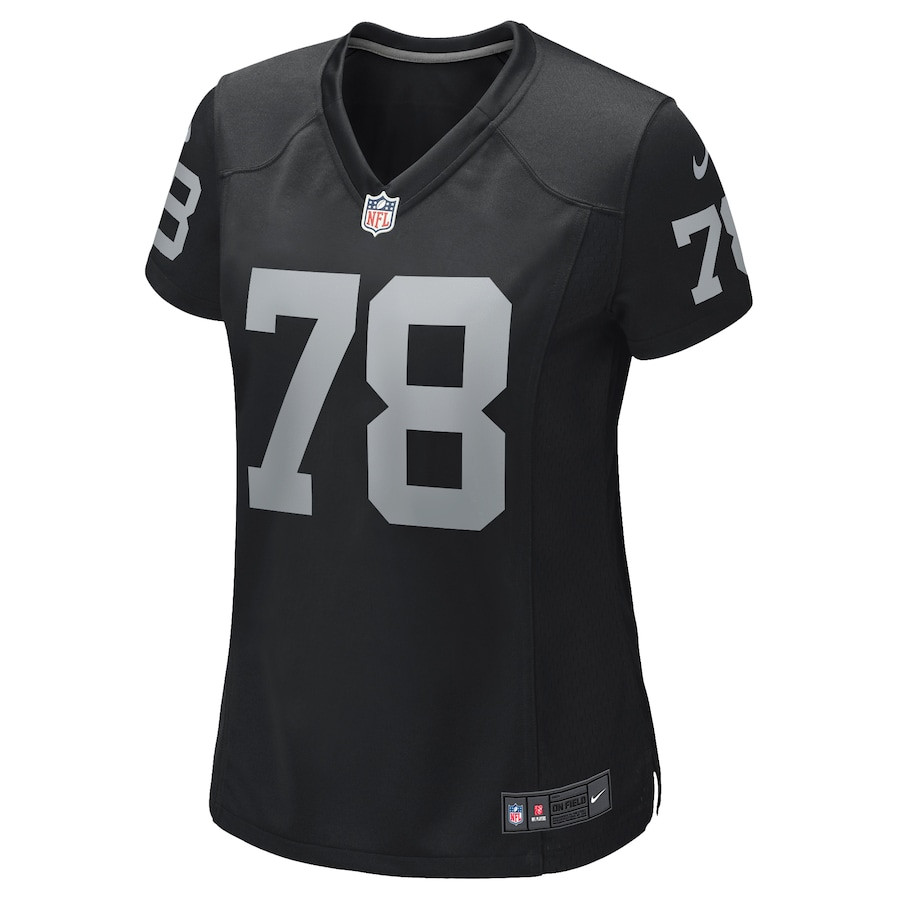 Art Shell 78 Las Vegas Raiders Women Game Retired Jersey - Black JS5052 nicesnker - Image 2