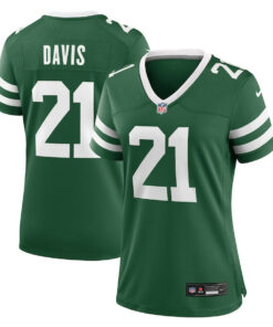 Ashtyn Davis 21 New York Jets Women's Team Game Jersey - Legacy Green JS6383 nicesnker