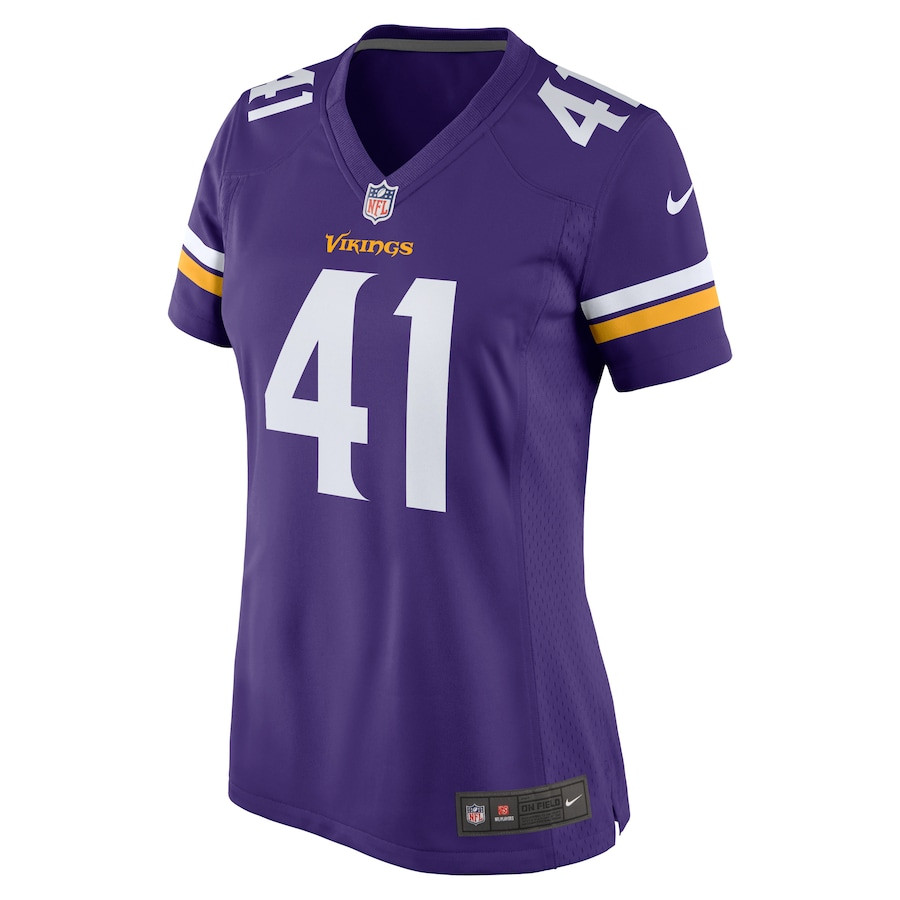 Austin Bryant 41 Minnesota Vikings Women Game Jersey - Purple JS8787 nicesnker - Image 2