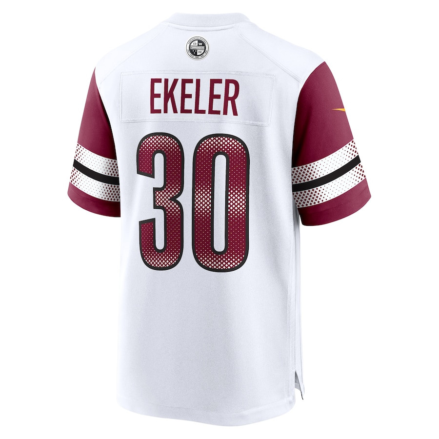 Austin Ekeler 30 Washington Commanders Game Men Jersey - White JS4437 nicesnker - Image 3