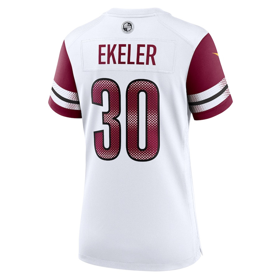 Austin Ekeler 30 Washington Commanders Women's Game Jersey - White JS5563 nicesnker - Image 3