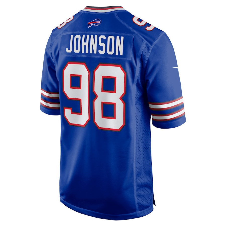 Austin Johnson 98 Buffalo Bills Game Men Jersey - Royal JS1305 nicesnker - Image 3