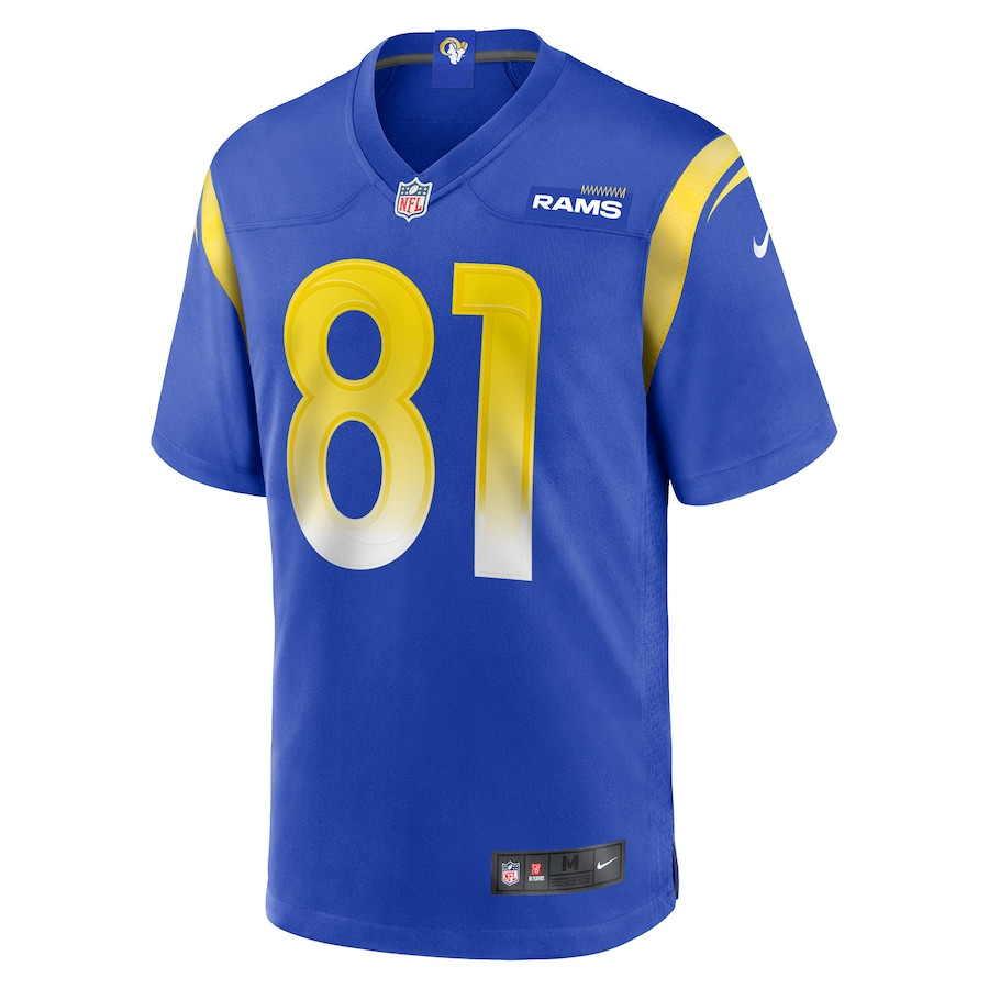 Austin Trammell 81 Los Angeles Rams Game Player Men Jersey - Royal JS5592 nicesnker - Image 2