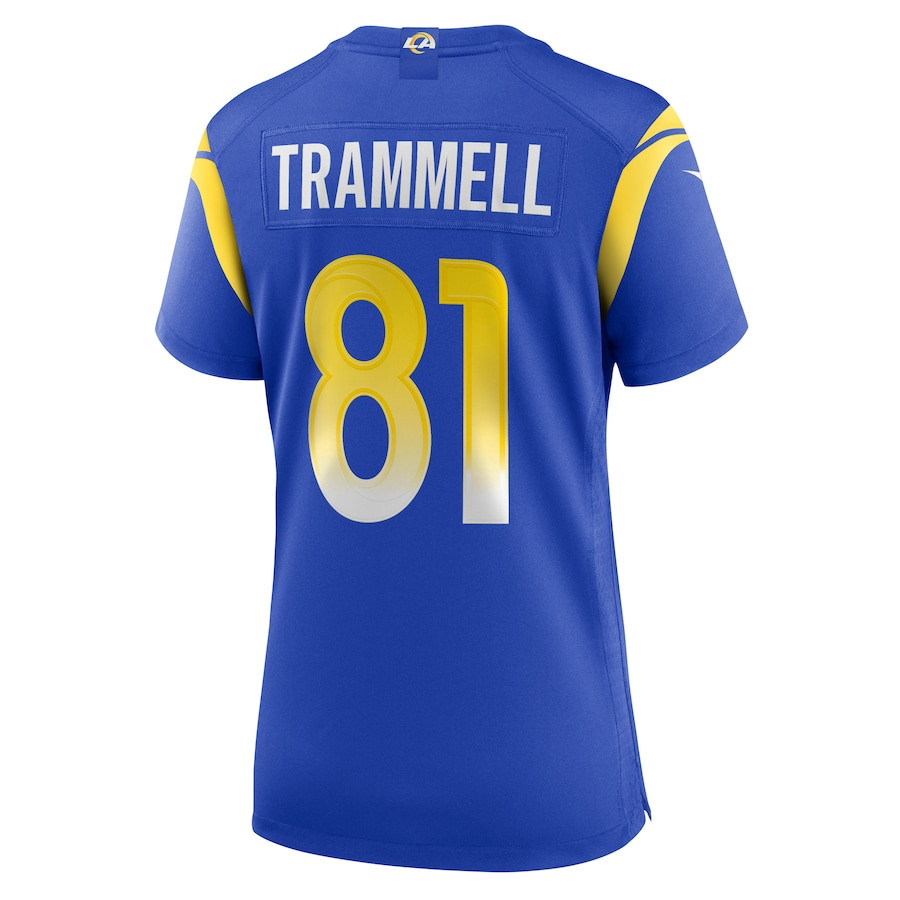 Austin Trammell 81 Los Angeles Rams Women's Game Jersey - Royal JS5924 nicesnker - Image 3