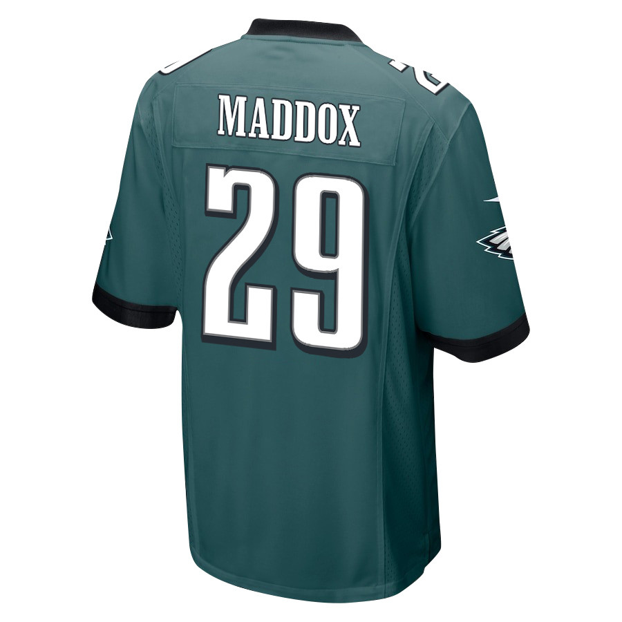 Avonte Maddox 29 Philadelphia Eagles Super Bowl LIX Champions Patch Game Men Jersey - Midnight Green JS7306 nicesnker - Image 2