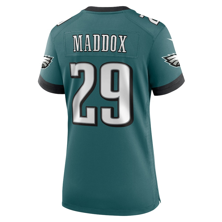 Avonte Maddox 29 Philadelphia Eagles Women's Team Game Jersey - Midnight Green JS7955 nicesnker - Image 3