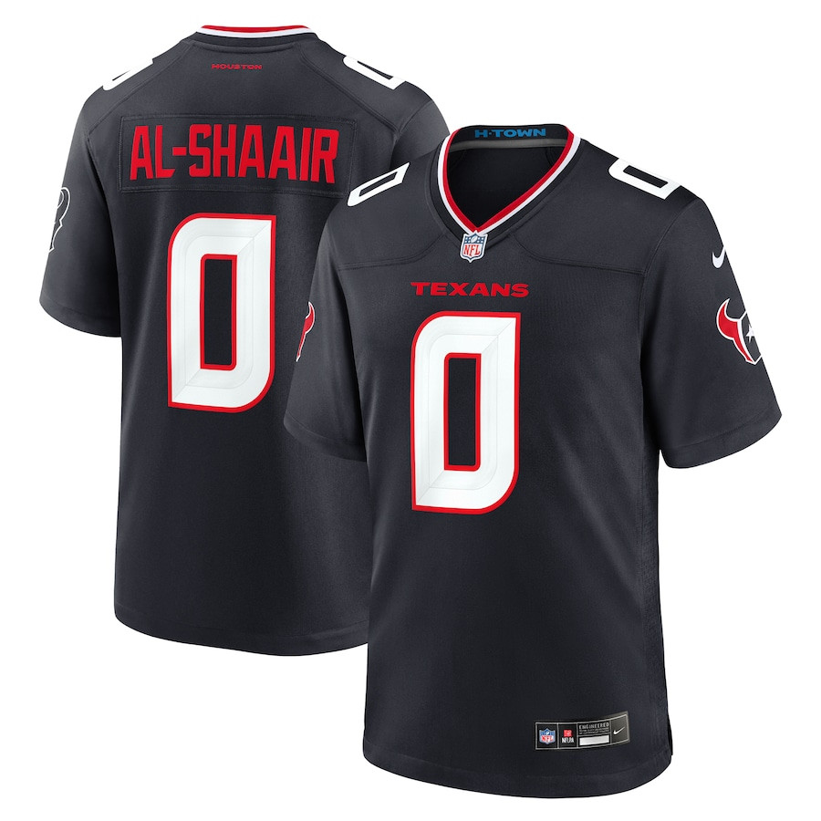 Azeez Al-Shaair 0 Houston Texans Team Game Men Jersey - Navy JS6728 nicesnker