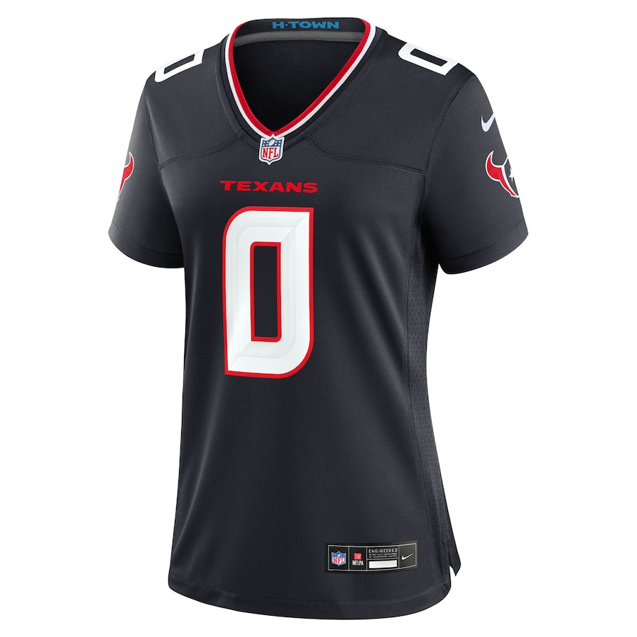 Azeez Al-Shaair 0 Houston Texans Team Game Women Jersey - Navy JS5533 nicesnker - Image 2