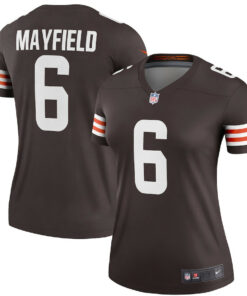 Baker Mayfield 6 Cleveland Browns Women Legend Jersey - Brown JS6897 nicesnker