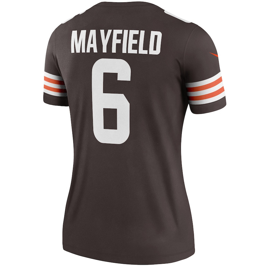 Baker Mayfield 6 Cleveland Browns Women Legend Jersey - Brown JS6897 nicesnker - Image 3