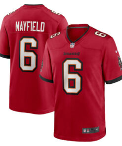 Baker Mayfield 6 Tampa Bay Buccaneers Men Game Jersey - Red JS3925 nicesnker