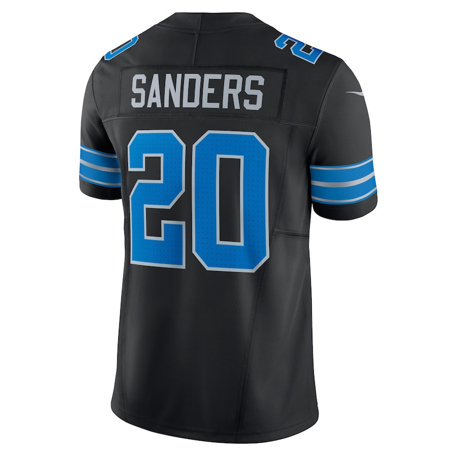 Barry Sanders 20 Detroit Lions 2nd Alternate Vapor F.U.S.E. Limited Jersey - Black JS6400 nicesnker - Image 3