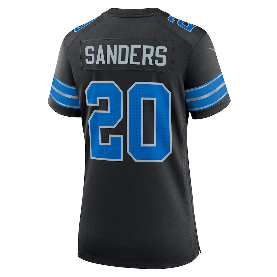 Barry Sanders 20 Detroit Lions Women's 2nd Alternate Retired Player Game Jersey - Black JS7528 nicesnker - Image 3