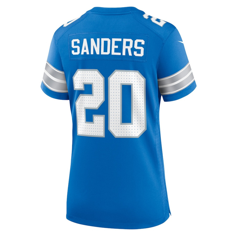 Barry Sanders 20 Detroit Lions Women's Retired Player Game Jersey - Blue JS6970 nicesnker - Image 3