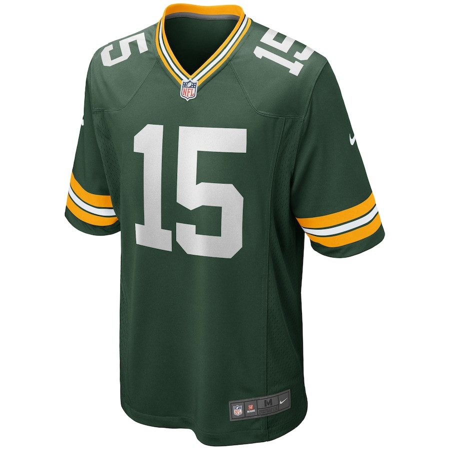 Bart Starr 15 Green Bay Packers Men Game Retired Jersey - Green JS3755 nicesnker - Image 2