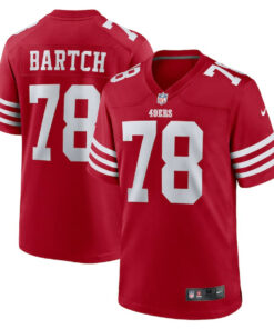 Ben Bartch 78 San Francisco 49ers Game Men Jersey - Scarlet JS5214 nicesnker
