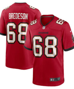 Ben Bredeson 68 Tampa Bay Buccaneers Game Men Jersey - Red JS2183 nicesnker