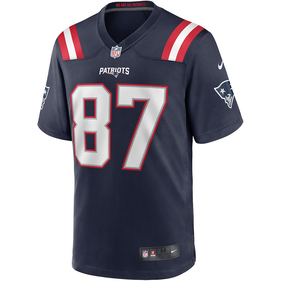 Ben Coates 87 New England Patriots Men Game Retired Jersey - Navy JS4120 nicesnker - Image 2